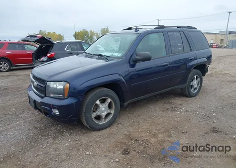 2008 Chevrolet Trailblazer Lt from USA, damaged, VIN 1GNDT13S682156501
